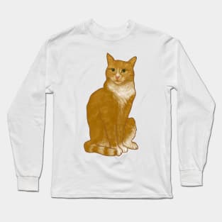 Ginger Cat with an Attitude Long Sleeve T-Shirt